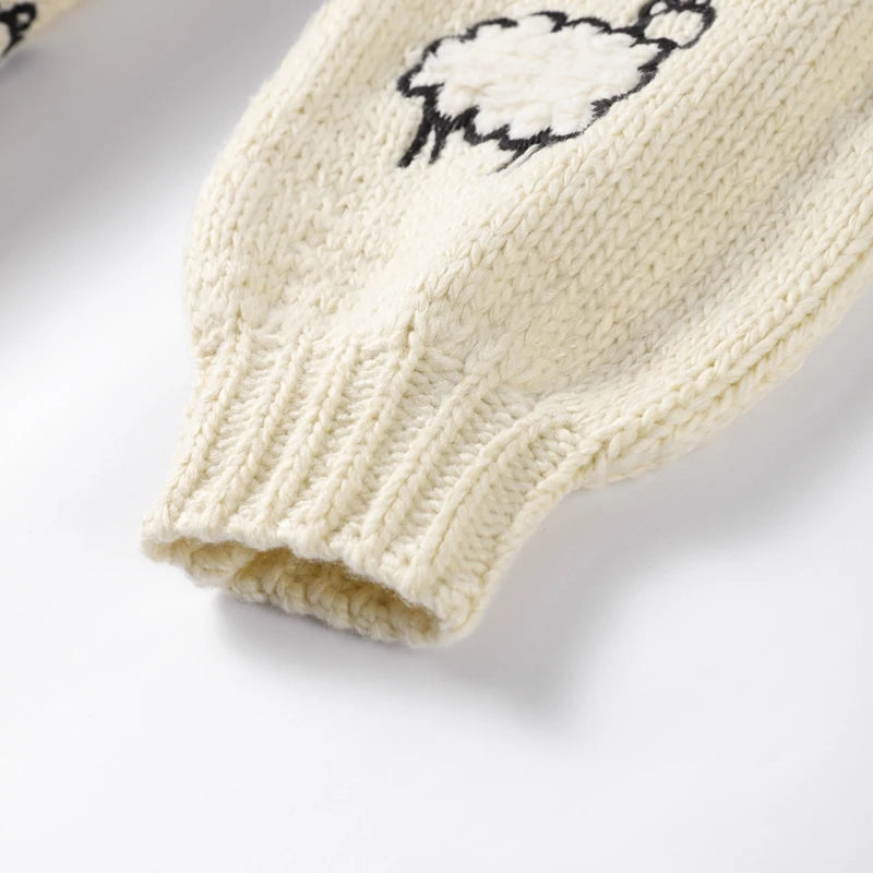 Knitted Sheep Cardigan