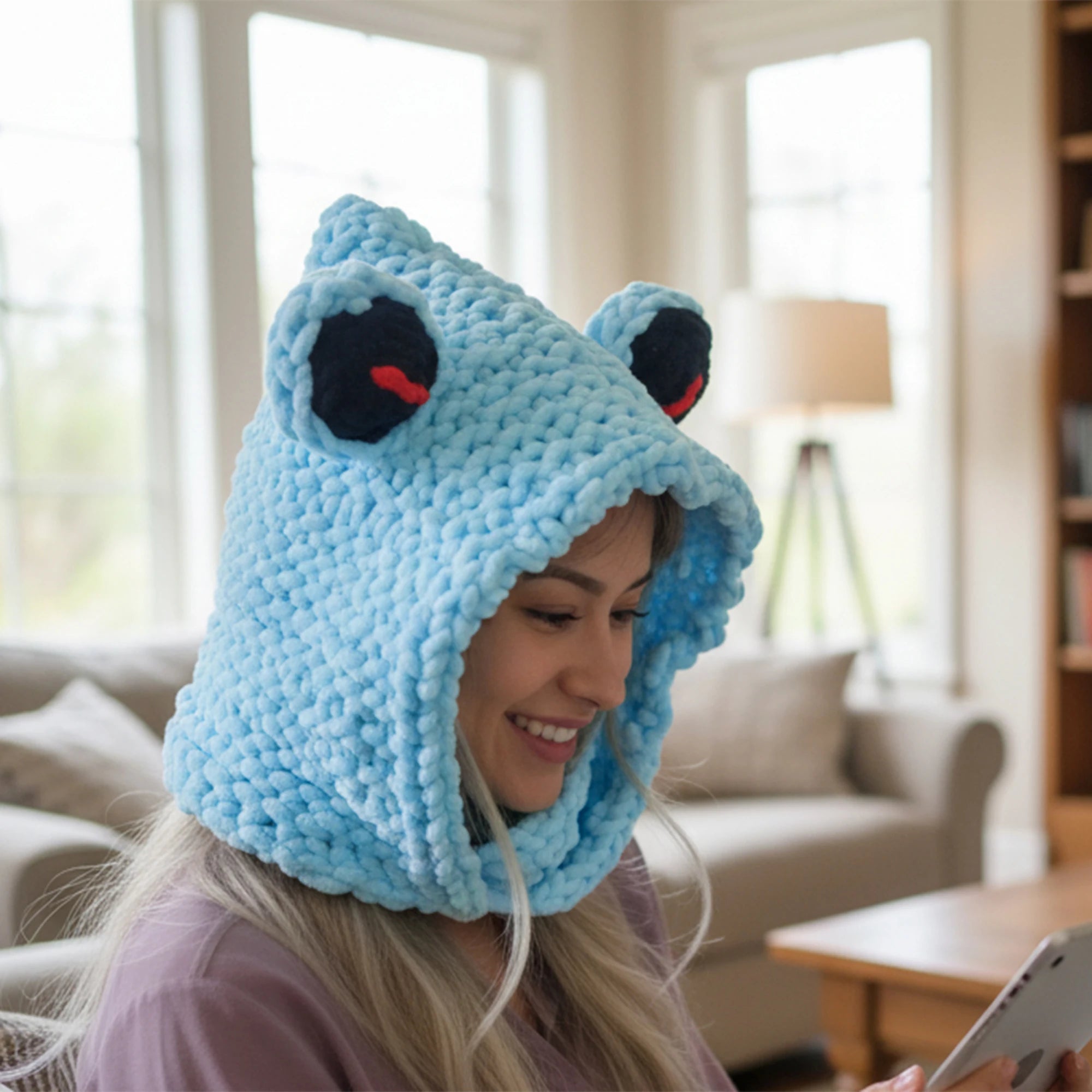 Knitted Hat Scarf Combo