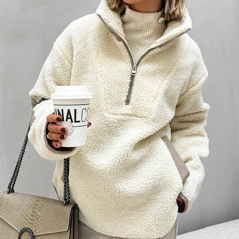 Fleece Half Zipper Pullover