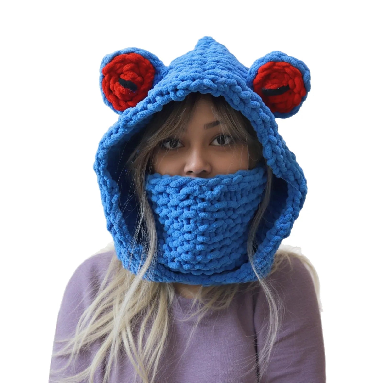 Knitted Hat Scarf Combo