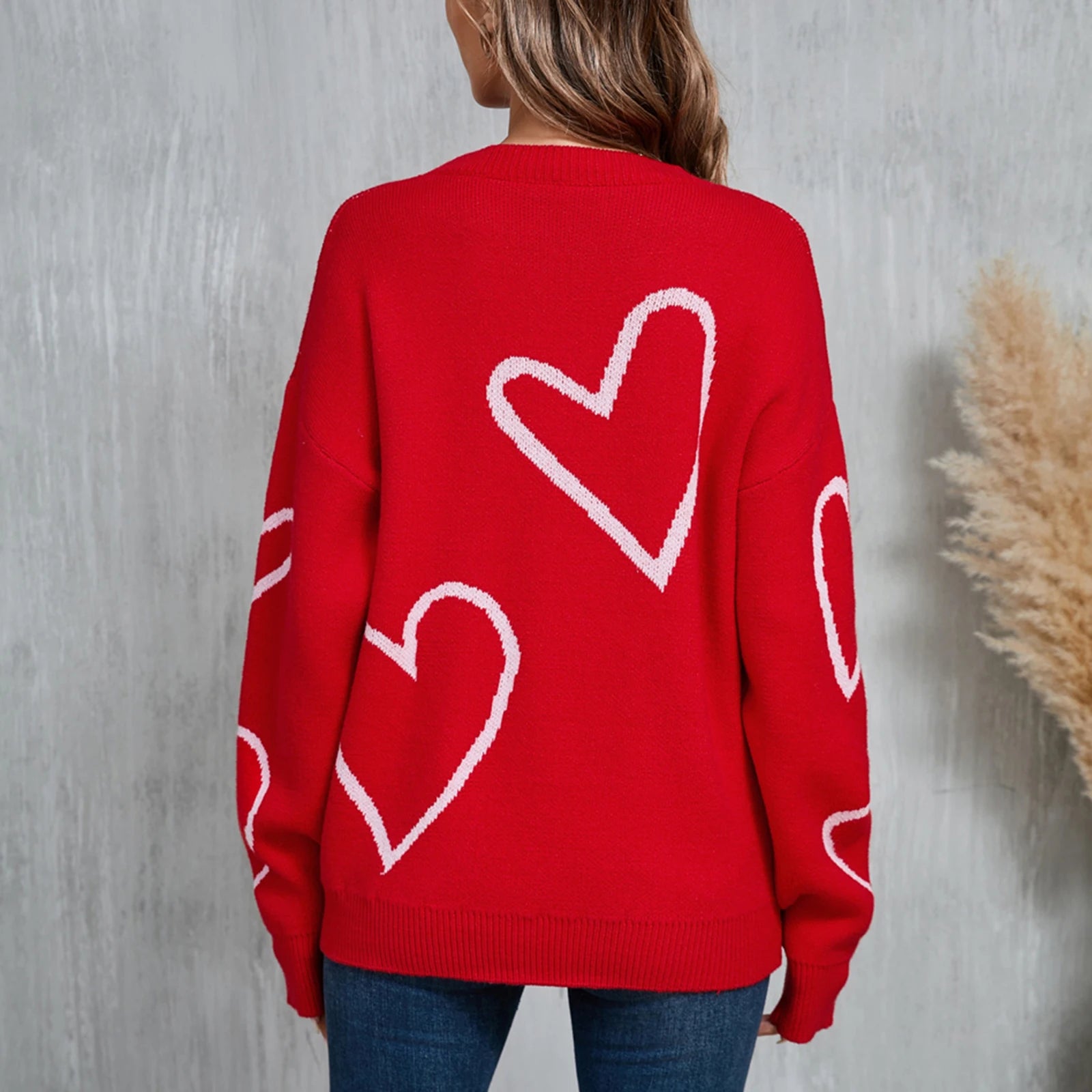 Cute Heart Sweater