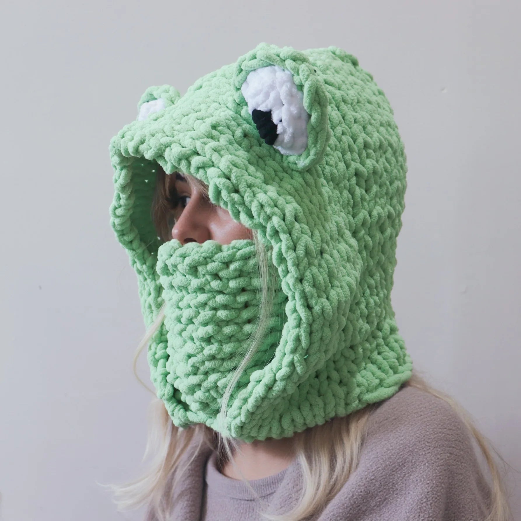 Knitted Hat Scarf Combo