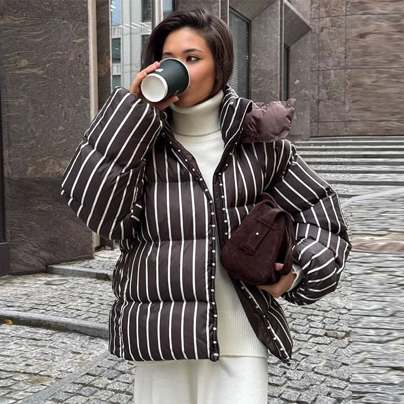 Striped Cotton Jacket