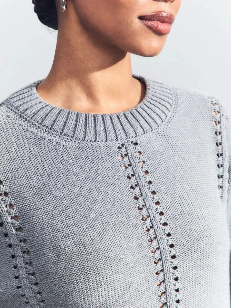 Hollow Out Knitted Pullover